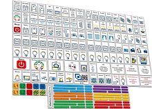 Набор наклеек на электрощит Маркировка до 96 модулей картинка